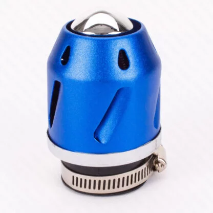 air filter Grenade blue straight version 28/42mm carb connection (adapter)