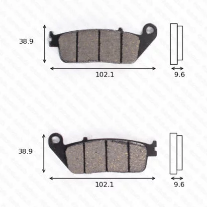 disk brake pads Lucas MCB 599 SH ABE approved