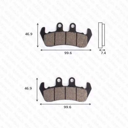 disk brake pads Lucas MCB 630 ABE approved