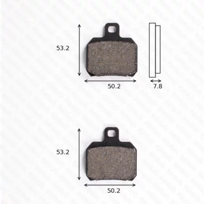 Disc brake pads Lucas MCB 700 SR