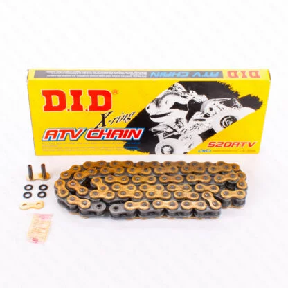 D.I.D chain ATV X-Ring ZB 520, 88 with rivet lock / usable for ATV drive up to 59kW (80HP) / up to 750cc